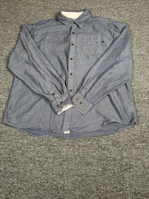 Marmot Men s Gray Long Sleeve Button Up Shirt XL Lightweight Outdoor Preformance