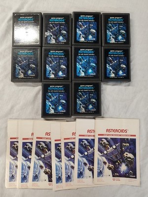 Asteroids (Atari, 1981)  Atari 2600 Cart And Manual Tested 