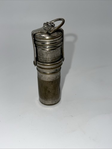 Vintage Everdry Metal Match Safe Case Park Sherman Co. Springfield, IL