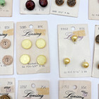 Vintage Lot Of 25 Cards Lansing Buttons Cards Variety Of Colors & Styles — photo 6