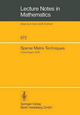 Sparse Matrix Techniques: Copenhagen 1976 by V.A. Barker (English) Paperback Boo