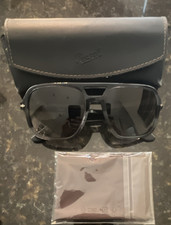 Persol PO3328S Men's Striped Grey Sunglasses, Asetete Frame 58-19