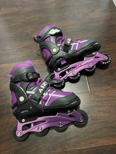 AIRWALK Inline Skates PURPLE With Adjustable Fit / Youth Sizes 5-8