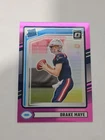 2024 Panini Donruss Drake Maye Pink Optic Preview Rated Rookie RC Patriots #379