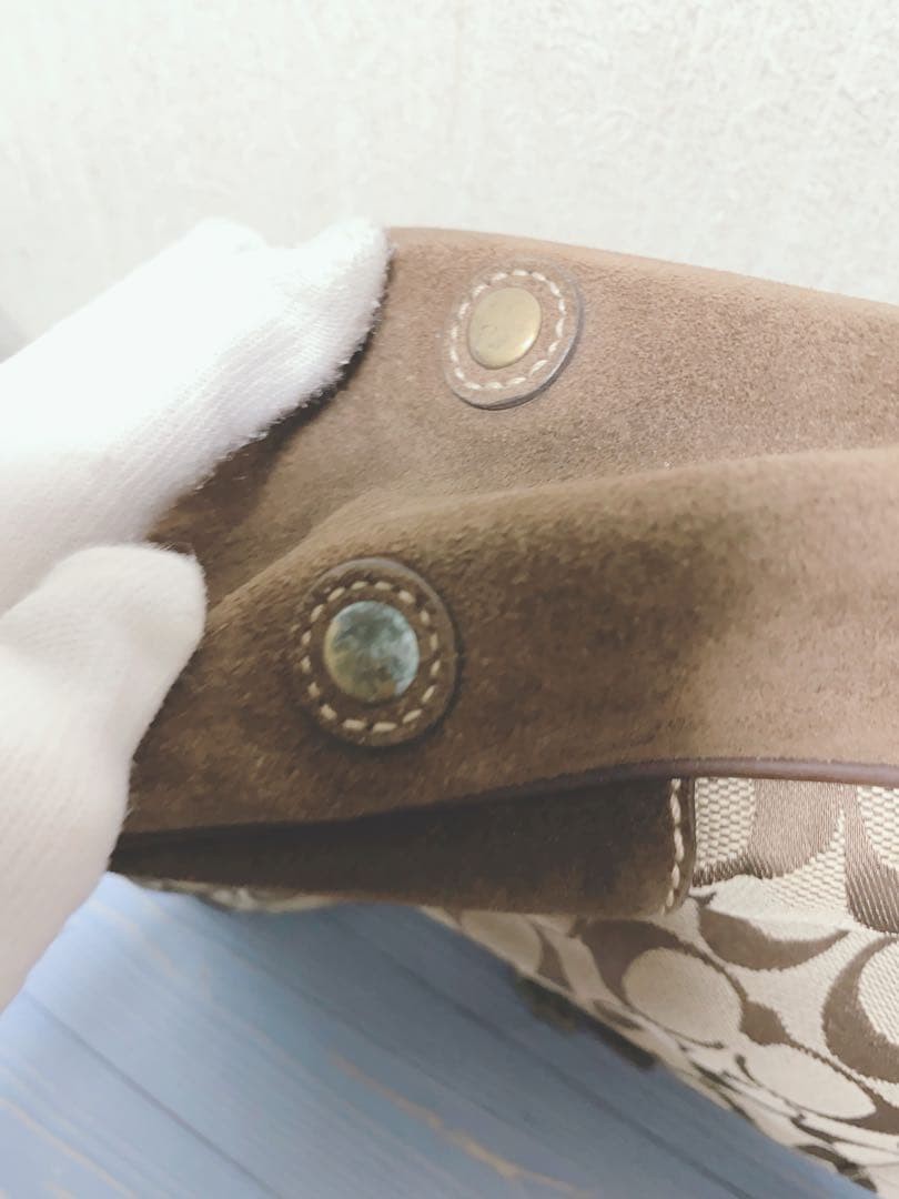 COACH logo pattern handbag large - image 4