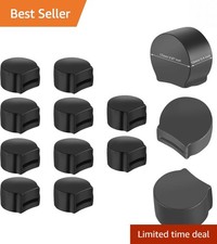 Soft Black Rubber Thumb Rest Cushions for Clarinet - 10-Pack Comfort Solution