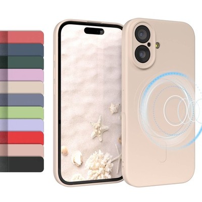 Silikonhülle magnetisch für Apple iPhone 17 Magnet Case Handyhülle TPU Bumper