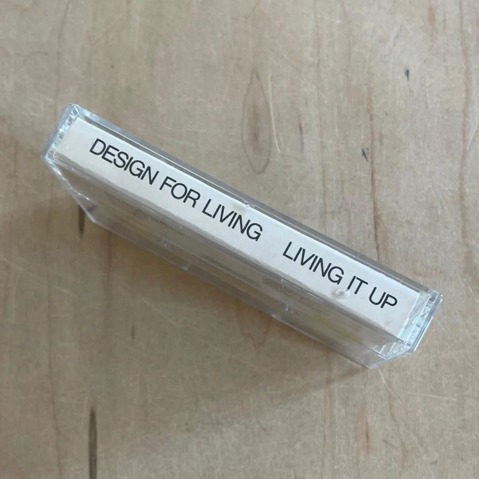 DESIGN FOR LIVING Living It Up (1986) Ezra Charles Jazz Texas Blues Cassette - Image 2 of 4