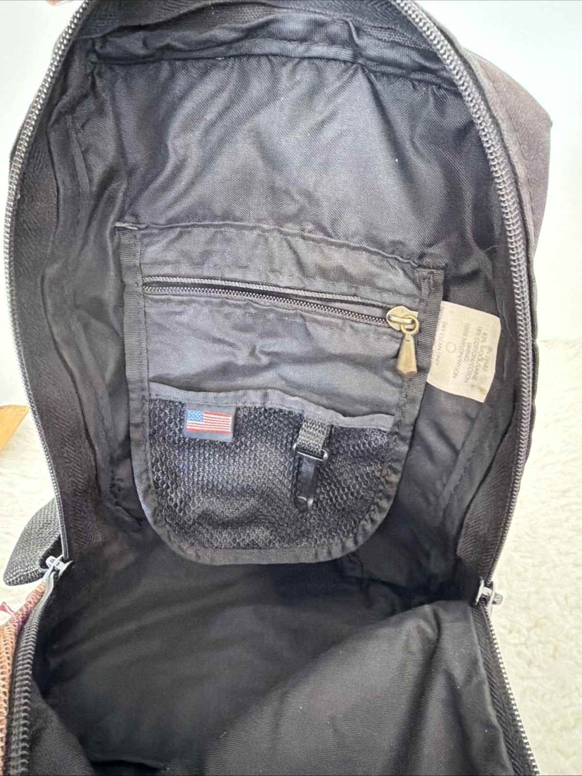 NWT Pendleton Full Size backpack, Wool $128 - image 8