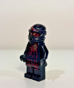 LEGO Ninjago NRG Cole Minifigure Gold Earth Ninja Lightning Rare Collectible