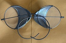 Vintage 1930 s Steampunk Folding Mesh Sides Driving Safety Motorcycle Glasses