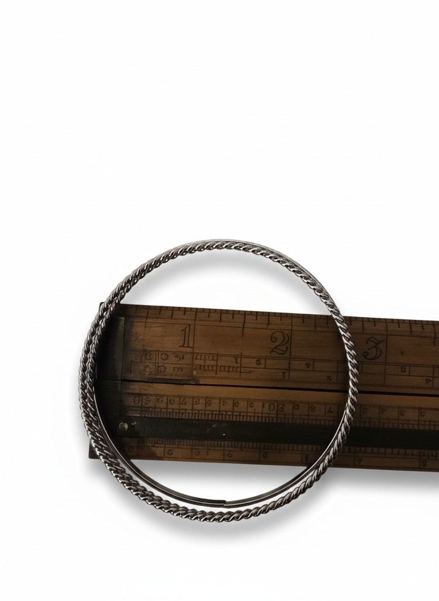 Curated 11-Piece Bangle Bracelet Stack – Mixed Te… - image 5