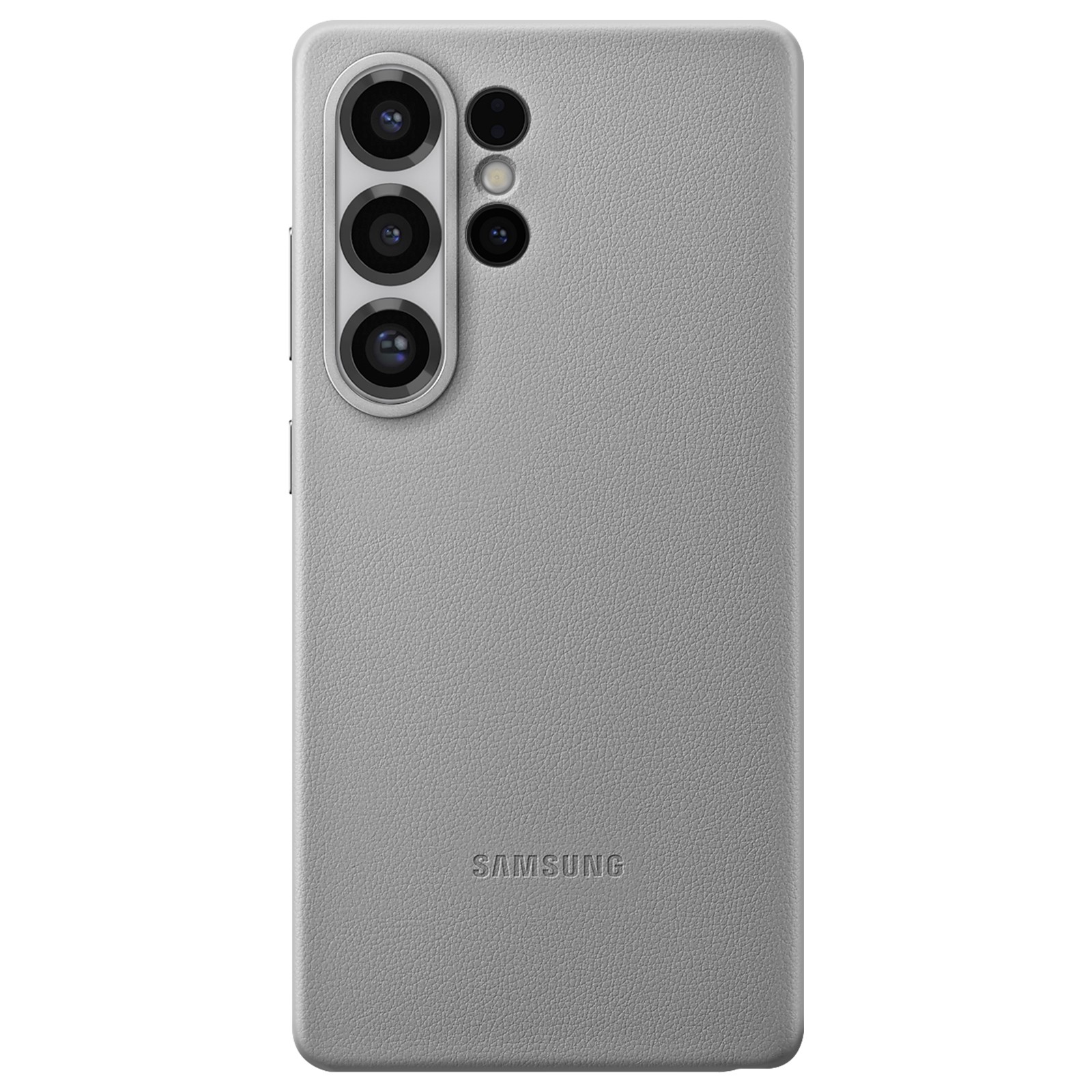 Coque Galaxy S25 Ultra en cuir Kindsuit gris : l'élégance minimaliste pour votre smartphone