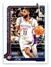 2025-26 Topps Basketball #121 Isaiah Joe Oklahoma City Thunder