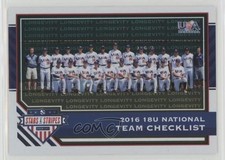 2017 Stars & Stripes Checklists Longevity USA Baseball 18U National Team #2 0g4