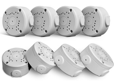 8 x Kamera Anschlussdose Metall Aluminium Halterung Universal Wasserdicht