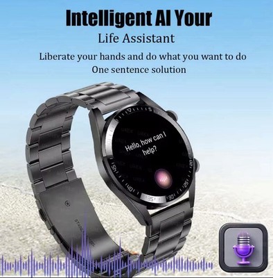 Plus 2026 Smartwatch Men Full Circle Touch Screen Bluetooth Call Men Smartwatch