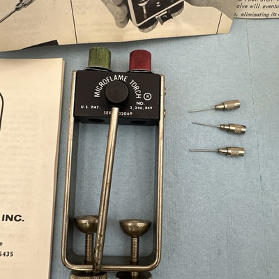 #ad Vintage Microflame Mini Gas Welding Torch Kit amp; Instructions $35.00