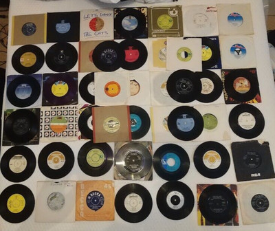 7'' Single Lot - 60s 70s Pop Rock | The Cats, Sad Cafe, Rod Stewart, The Move