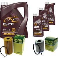Mann Inspektionspaket 8L Mannol Elite 5W-40 FüR Renault Espace IV 2.2 Dci