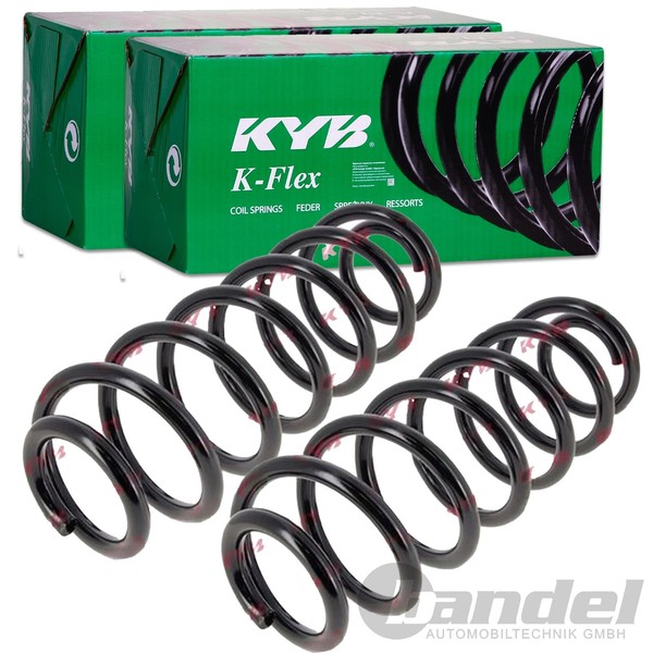 2X KYB K-FLEX Fahrwerksfedern Hinten Passend FÜR Seat Toledo Links+Rechts-image