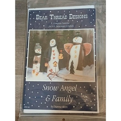 Bear Thread Designs Snow Angel & Family Dianna Akers sewing pattern 4 ft decor