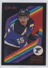 2023-24 O-Pee-Chee Retro Black Border 45/100 Colton Parayko #95 r9d