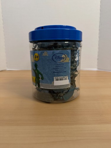 Disney Store exclusive Pixar Toy Story Bucket O Soldiers Green Army Men QTY 90 - Afbeelding 2 van 24
