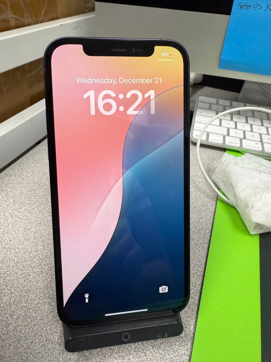 Apple iPhone 12 BLACK 64GB Unlocked - Very Good 23 -MGEF3LL/A | eBay