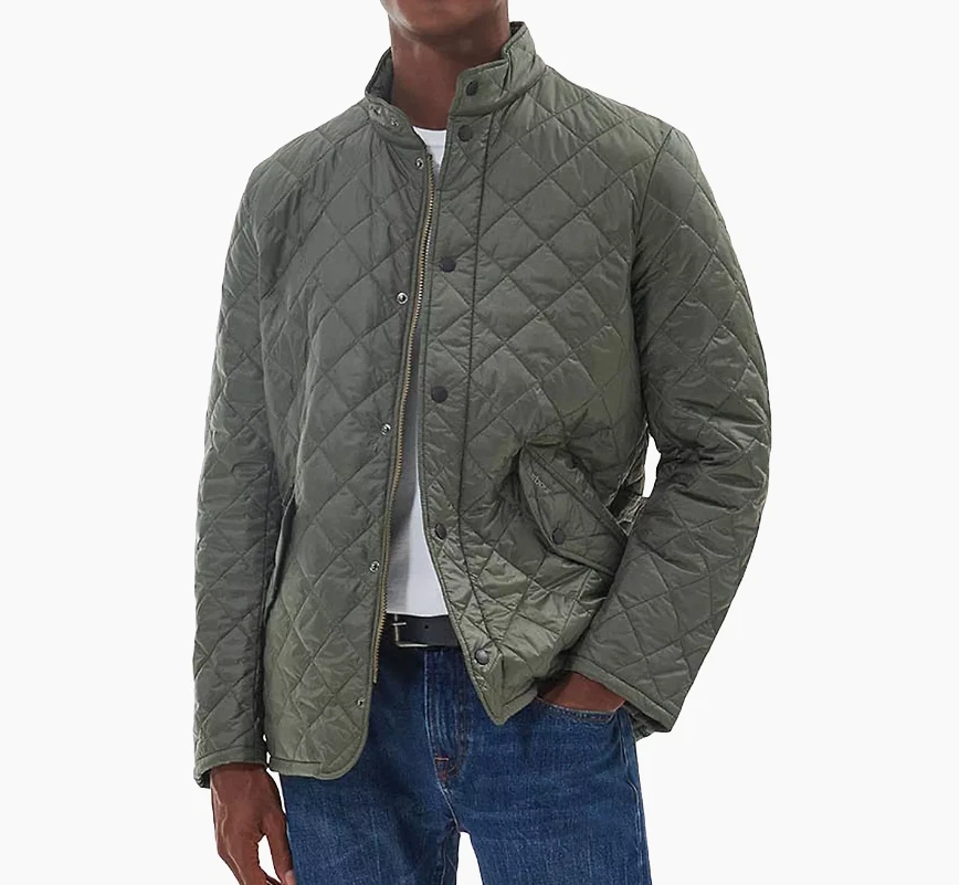 Dusty Olive ~ BARBOUR Flyweight Chelsea Quilted Jacket MSRP$280 British Luxury