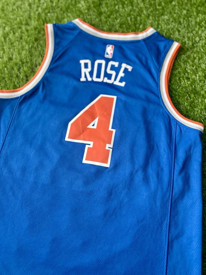 Camiseta deportiva Derrick Rose New York Knicks #4 2016-17 Nike Swingman talla XL para hombre’s Foto 3 de 3