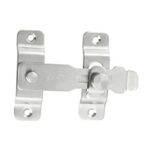 4 inch Flip Latch Gate Latches, Safety Door Lock Large size Brushed Nickel