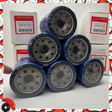6x For Honda Oil Filters And Gaskets Made In Japan 15400-rta-003 Jdm Usa Oem