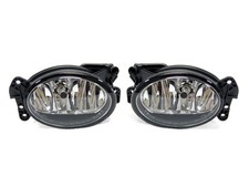 DEPO Replacement Glass Fog Light Pair Fit For 2007-2011 Mercedes Benz W463 G55