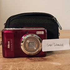 Nikon COOLPIX L20 10.0MP Digital Camera Deep Red Parts Or Repair