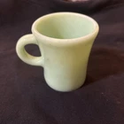 Vintage Jadeite Fire King C Handle Mug Extra Heavy Oven Restaurant Ware