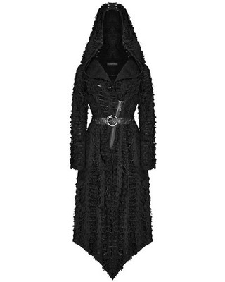 Punk Rave Daily Life Damen Dystopian Decay Apocalyptic Gothic Kapuzenjacke Black