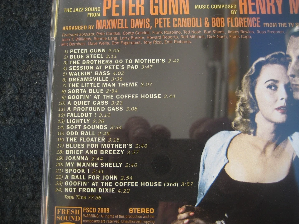 CD The Jazz Sound from PETER GUNN Music composed by HENRY MANCINI Neuwertig - Bild 4 von 4