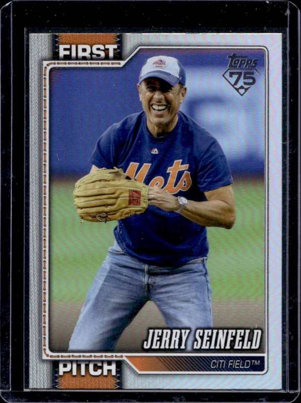 2026 Topps Jerry Seinfeld First Pitch #FP-10 Mets