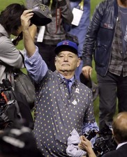Bill Murray Celebrates Chicago Cubs World Series Win  4x6 Photo Print