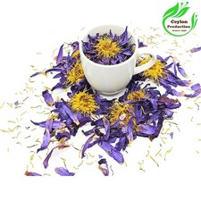 Dehydrated Blue Lotus Flower Organic pure Natural Nymphaea caerulea herbal tea