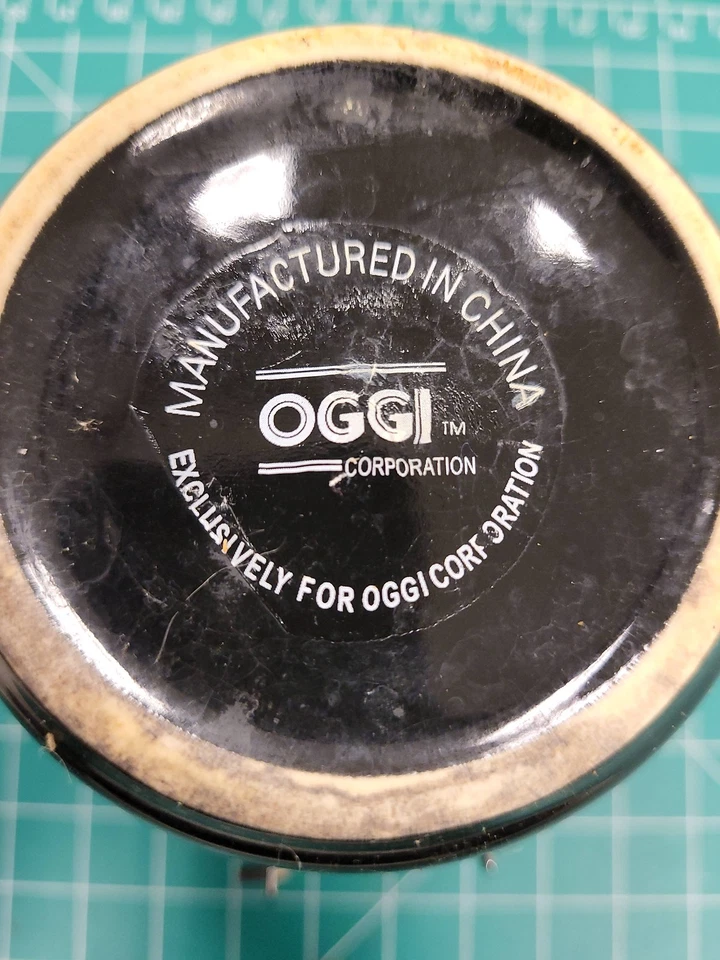 Juego de botes de cerámica esmaltada negra Oggi 7 piezas frascos de almacenamiento de cocina contenedores Foto 2 de 4