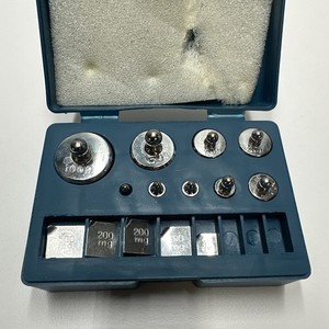 14 Pcs Precision Weight 50Mg-100G Precision Steel Calibration Weight Kit Set