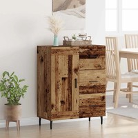 Sideboard Altholz Eisen Verbundholz 69,5 X 34 X 90 Cm Industriell