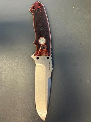 SIG Sauer Hogue Elishewitz EX-F01 SIG Fixed 5.5'' A2 Stonewashed Drop Point Blade
