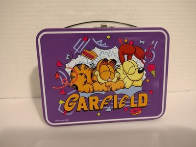 Nickelodeon Garfield And Odie Tin Lunch Box New