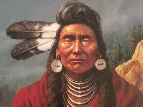 Hermon Adams Chief Joseph Impresión ESPÍRITU DE LA TIERRA Edición Limitada # 52 de 1000 - Imagen 3 de 5
