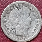 1896 O Barber Dime 10c Circulated #83102