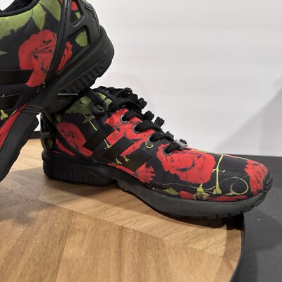 Size 8.5 - Adidas ZX Flux Red Roses W for sale online | eBay