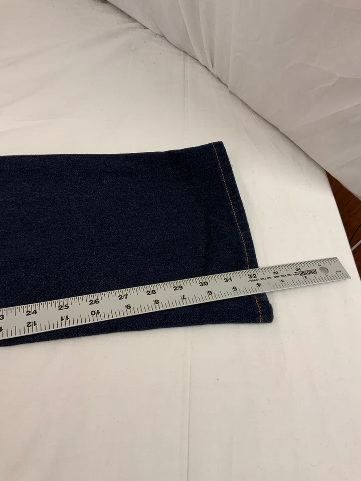 Pantalones de mezclilla Banana Republic talla 27 azul lavado oscuro mezcla de algodón recto YGI V1-581 Foto 3 de 4